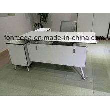 Форма L Белый меламин стол Экзекьютива офисной мебели (foh-пульта-SM1716)